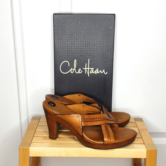 Cole Haan 🤎 Skylar Slide in Golden Safari, 11B, 🆕 - Picture 2 of 11